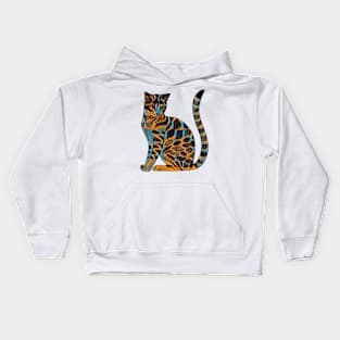 Fauvist Cat Kids Hoodie